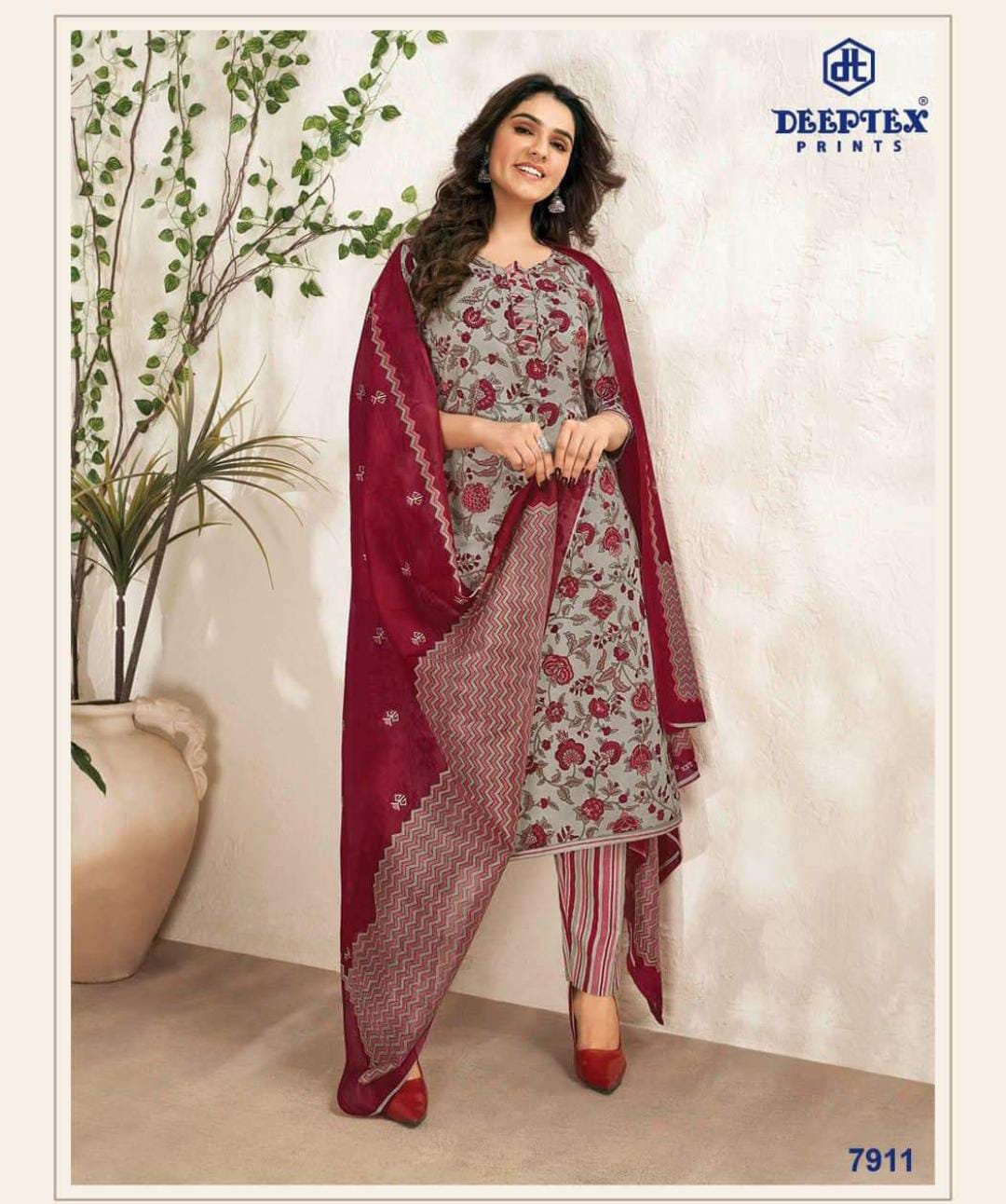Deeptex Vol 79 Printed Cotton Dress Material Catalog